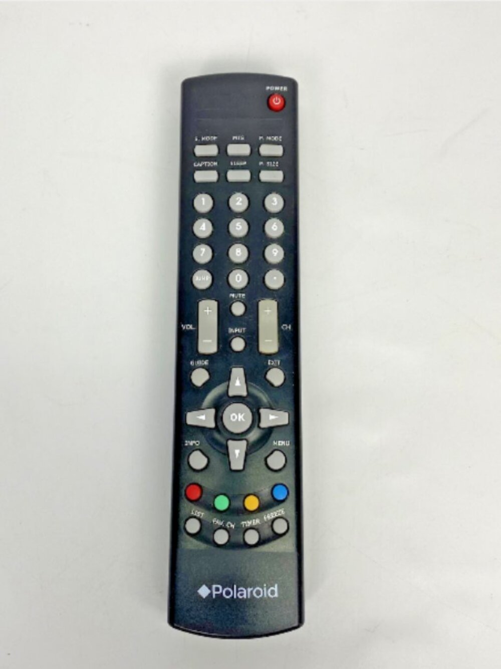 Polaroid P4084-1 TV Remote Control Black - Tested Working